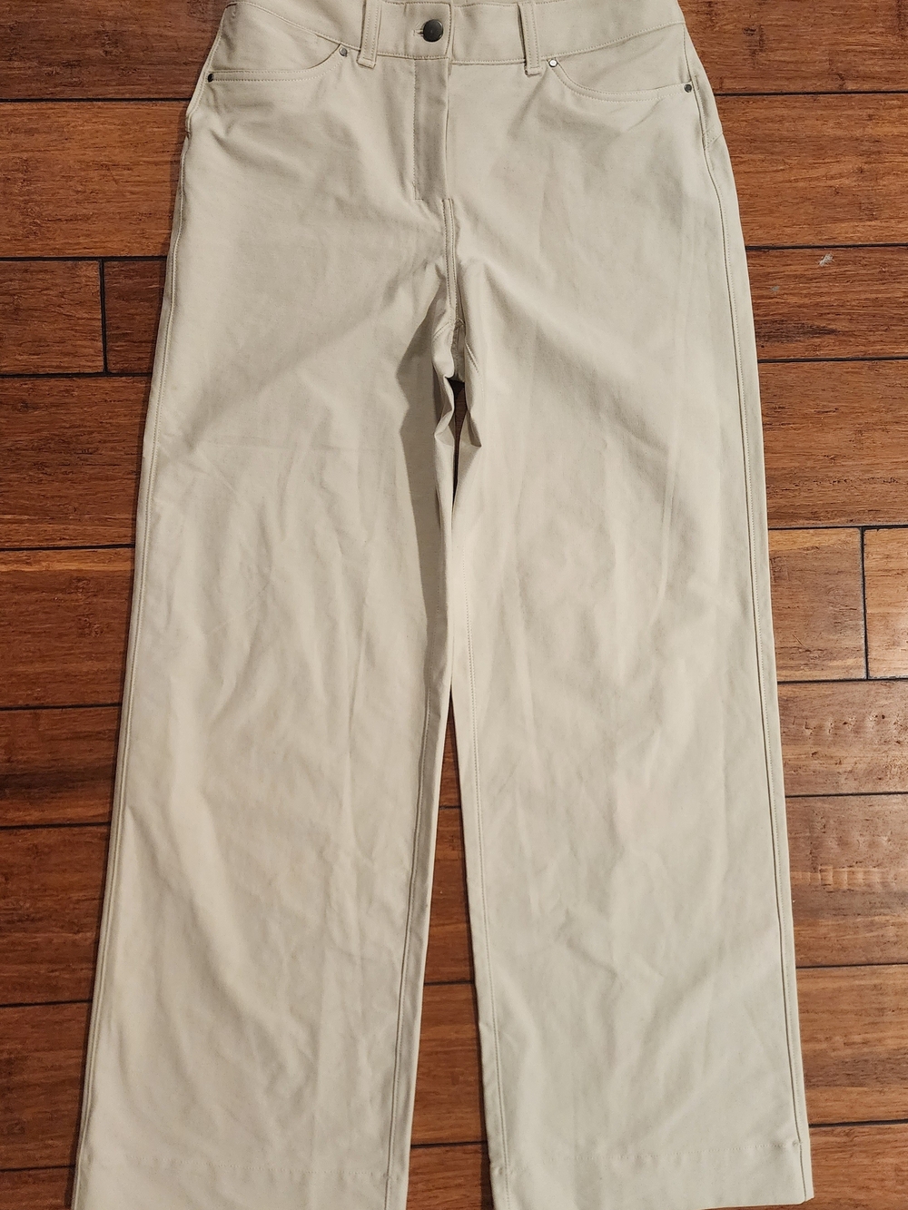 Lululemon City Sleek  Wide-Leg Pants in Beige 27